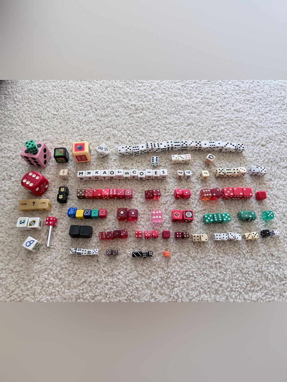 Assorted Vintage Dice lot
